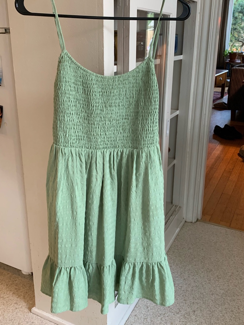 RSQ Light Mint Green Sundress with Smocked Detail